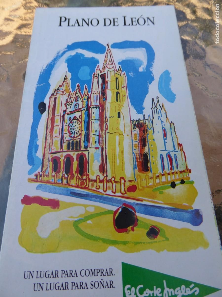 Brochures de tourisme: PLANO DE LE&Oacute;N con informaci&oacute;n tur&iacute;stica.