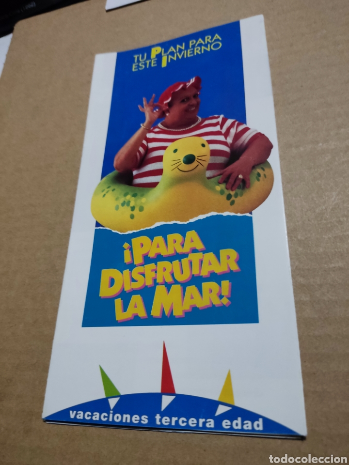 Brochures de tourisme: Folleto tur&iacute;stico vacaciones tercera edad