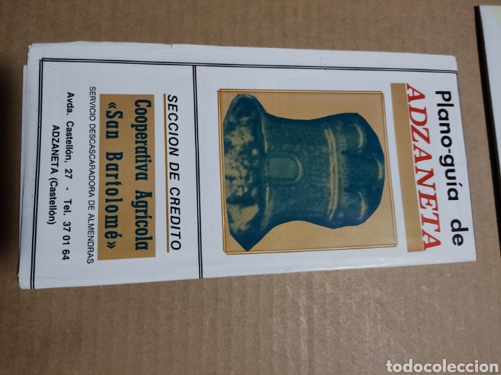 Brochures de tourisme: Plano gu&iacute;a de adzaneta