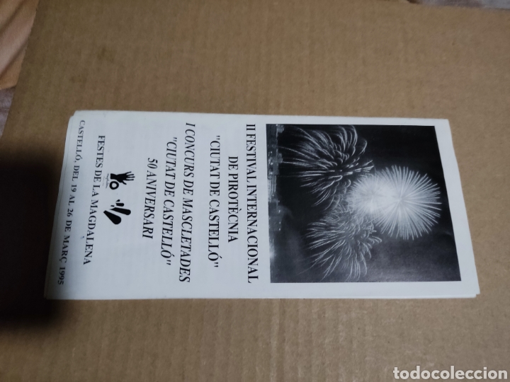 Brochures de tourisme: Folleto ll festival Internacional de pirotecnia ciutat de Castell&oacute;