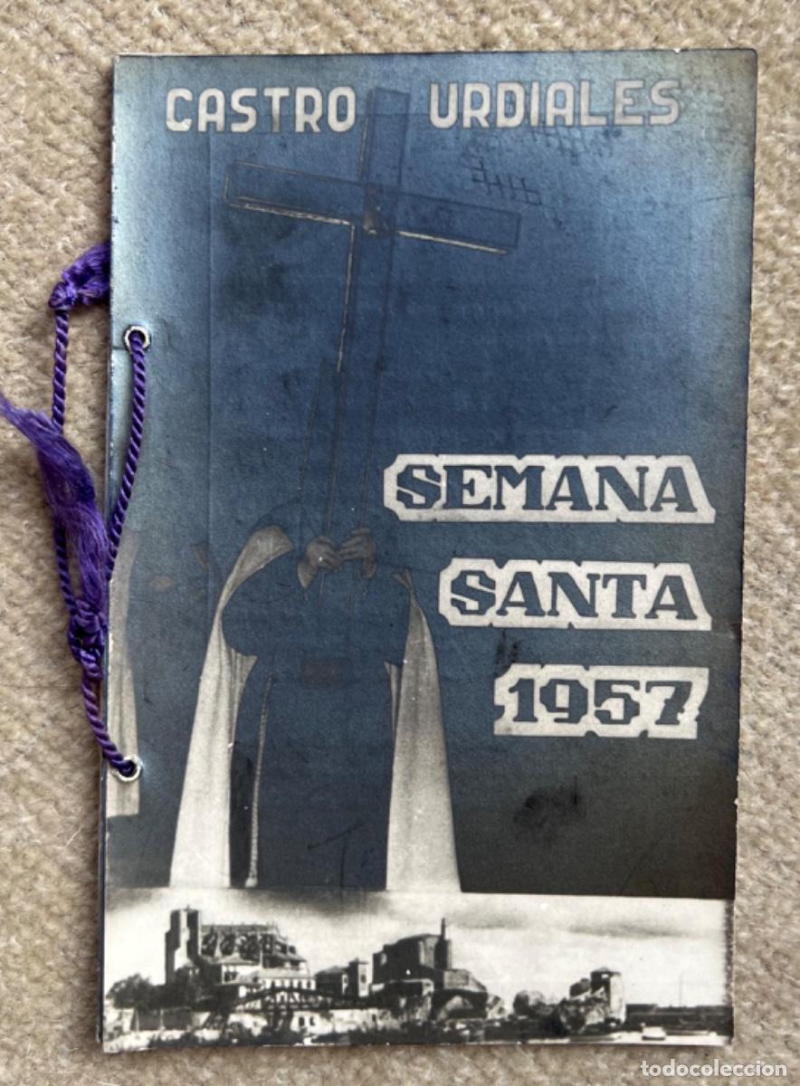 Tourismusbrosch&uuml;ren: Castro Urdiales - Raro programa de la Semana Santa A&ntilde;o 1957 (Santander - Cantabria)