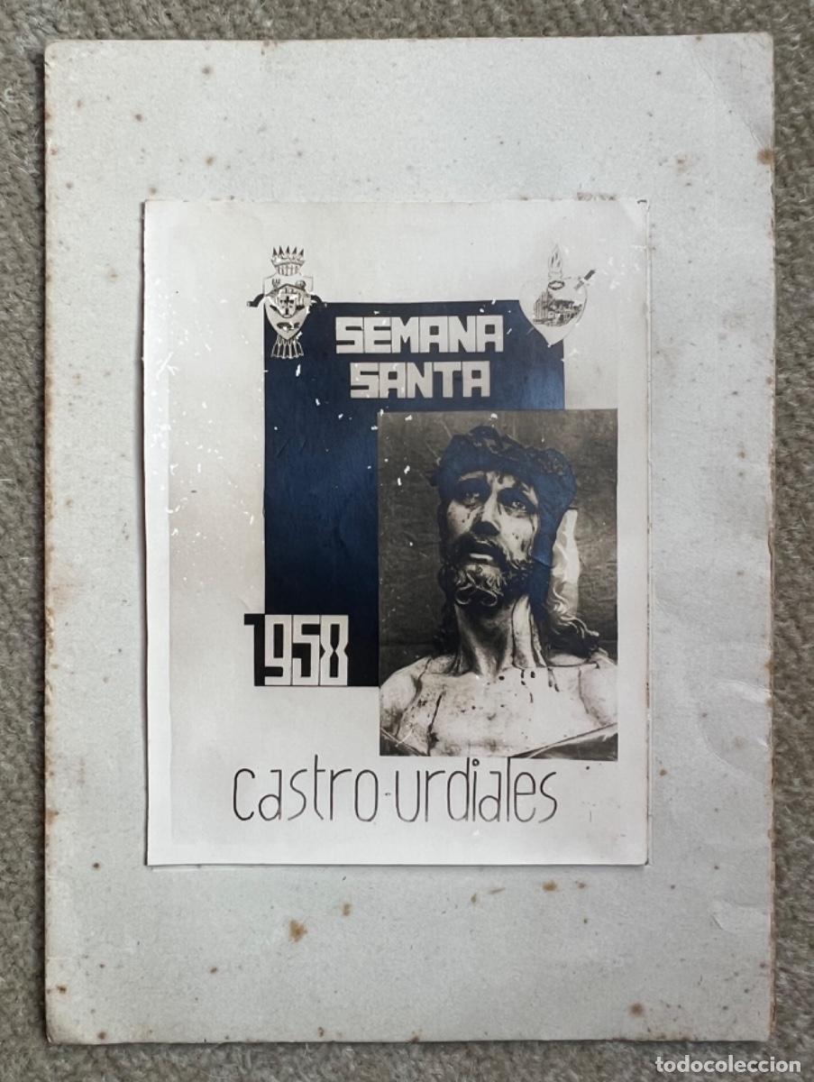 Tourismusbrosch&uuml;ren: Castro Urdiales - Raro programa de la Semana Santa A&ntilde;o 1958 (Santander - Cantabria)
