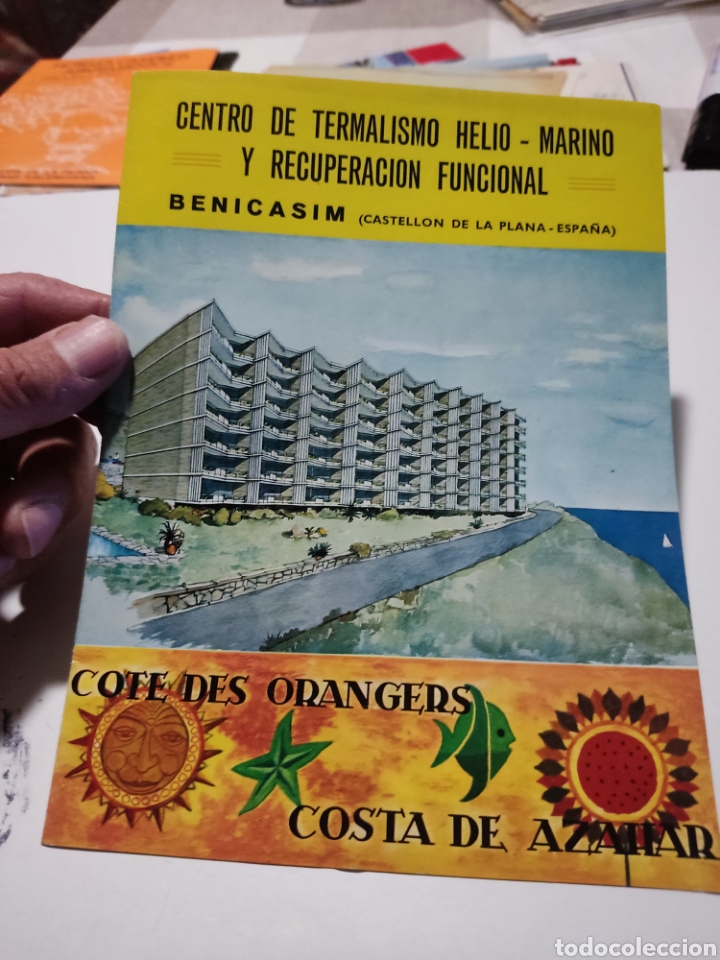 Folletos de turismo: Centro de termalismo helio Marino Benicasim