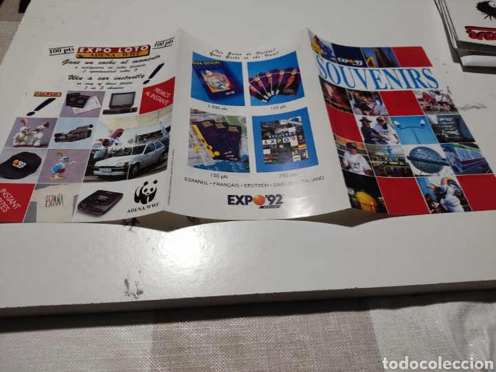 Folletos de turismo: Folleto souvenirs Expo 92 Sevilla