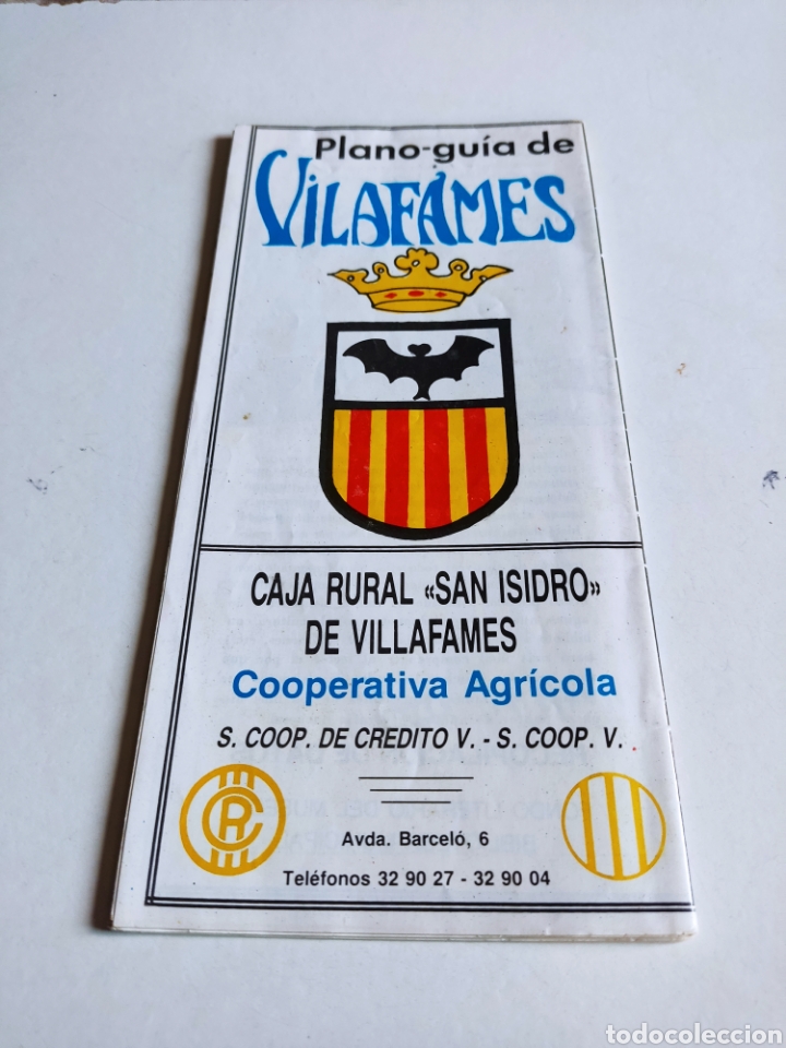 Folhetos de turismo: Folleto tur&iacute;stico Vilafames