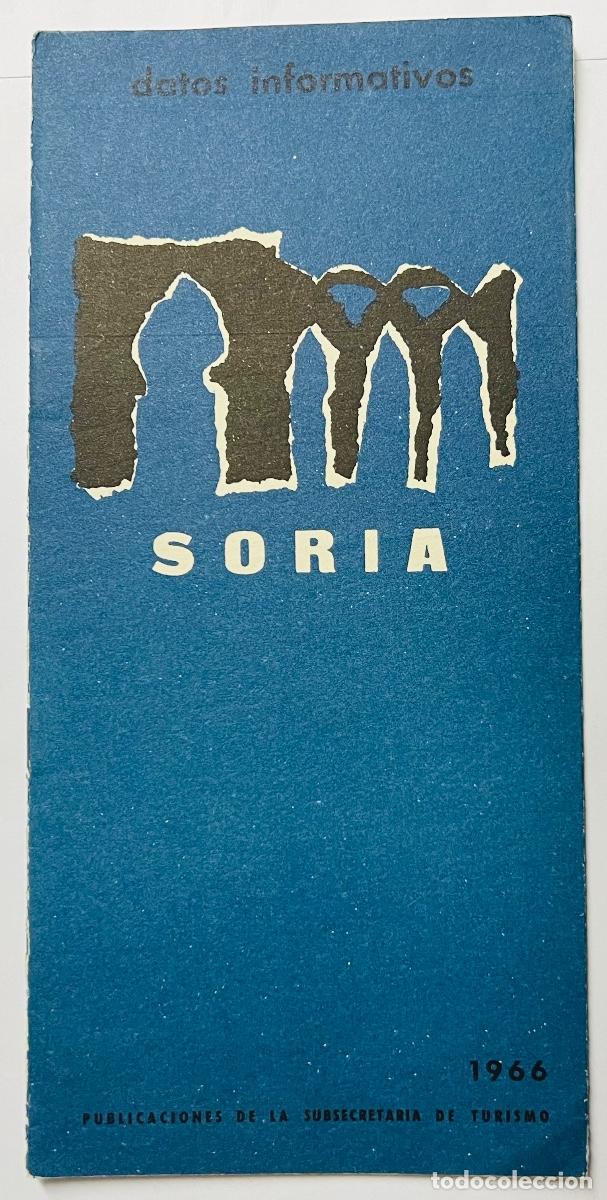 Folhetos de turismo: Soria - Datos informativos - A&ntilde;o 1966 - Folleto tur&iacute;stico