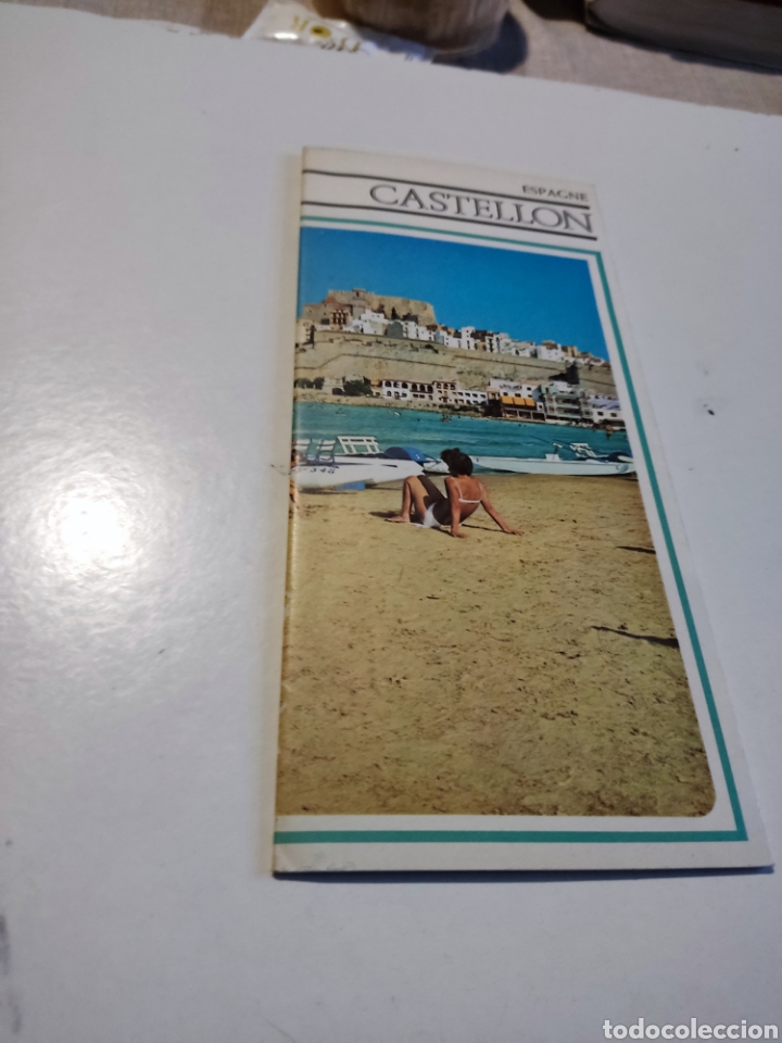 Folhetos de turismo: Folleto tur&iacute;stico Castell&oacute;n provincia Pe&ntilde;&iacute;scola portada