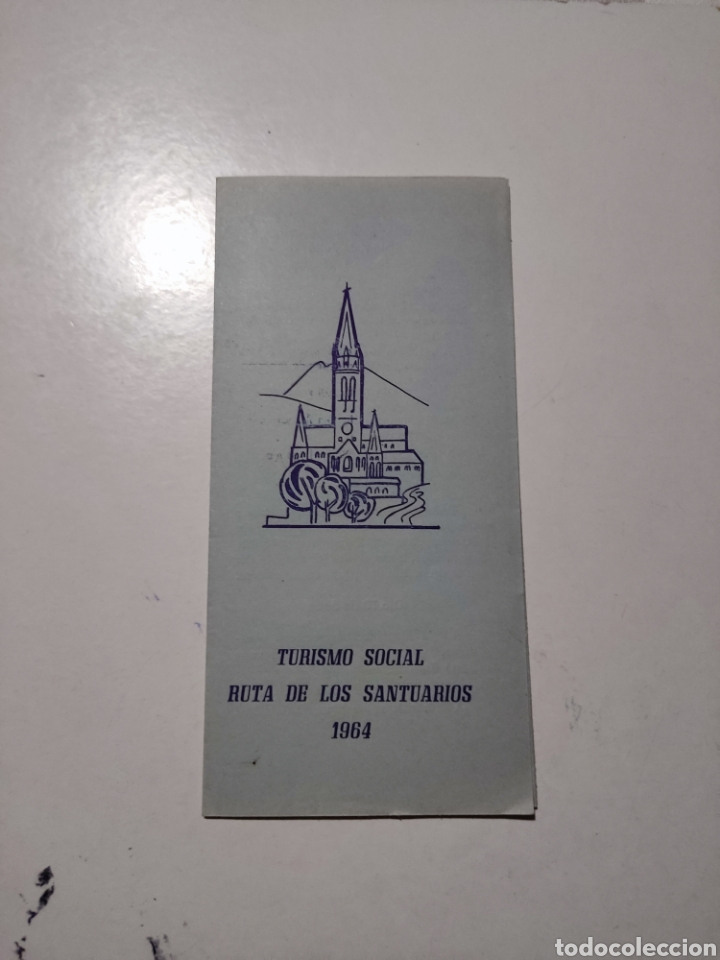 Folhetos de turismo: Folleto tur&iacute;smo rural ruta de los santuarios 1964 Almazora