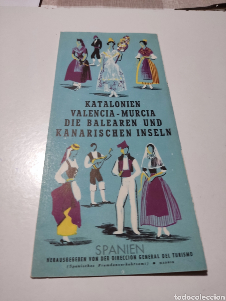 Folhetos de turismo: Folleto tur&iacute;stico katalonien Valencia Murcia Baleares y Canarias