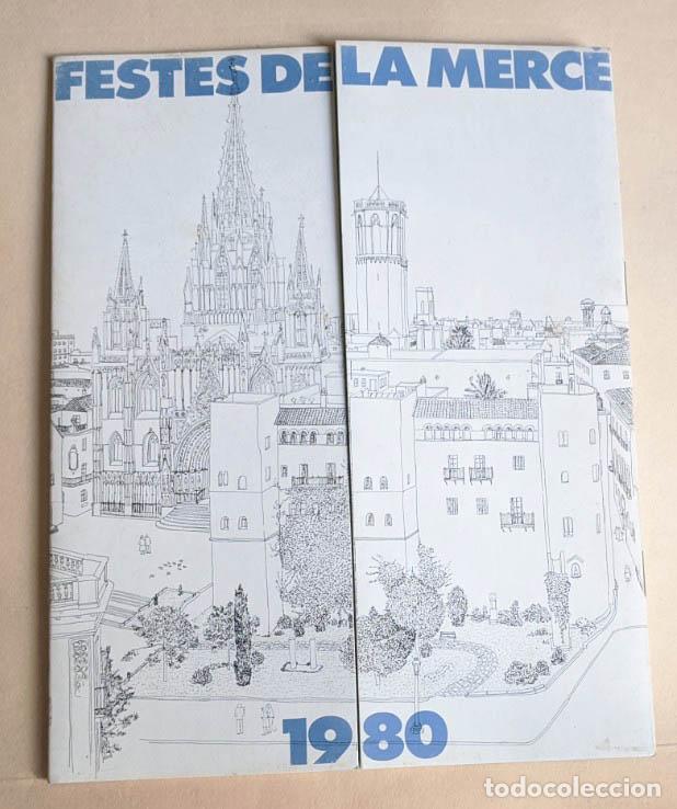 Tourismusbrosch&uuml;ren: Barcelona. 1980. Festas de la Merc&eacute;. 15,5 x 19,7 cms. 8 Dibujos de Aurora Altisent. . - Vell i Bell