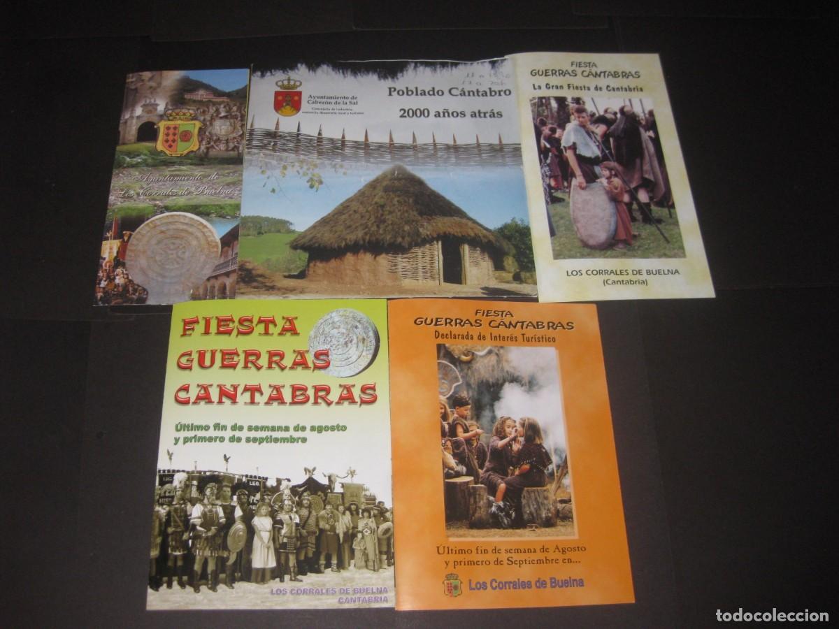 Folletos de turismo: PROGRAMAS Y FOLLETOS SOBRE LAS GUERRAS C&Aacute;NTABRAS - Foto 1
