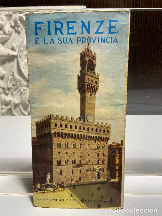 Tourismusbrosch&uuml;ren: 136.- Folleto Certaldo Firenze . Patria di Giovanni Boccaccio. Plano. A&ntilde;os 50