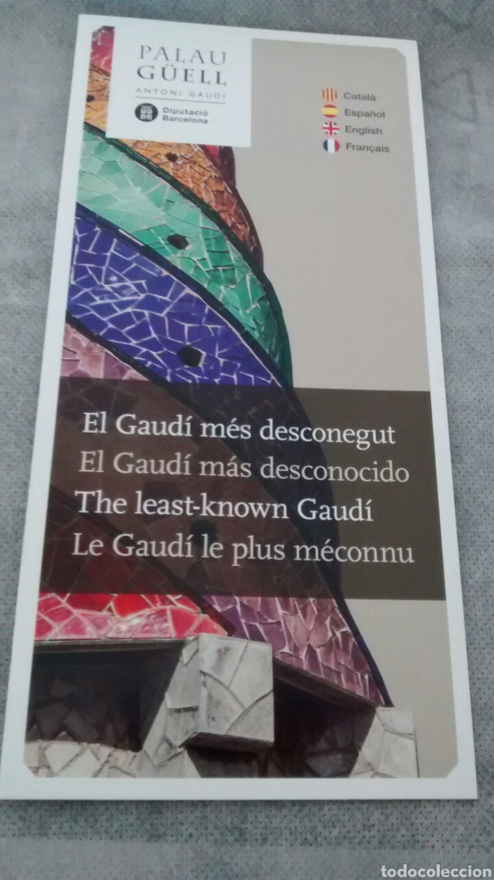 Folletos de turismo: PALAU GUELL(A3) - Foto 1