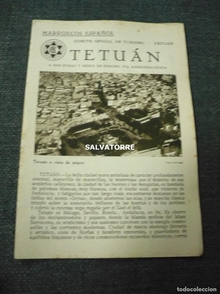 Folhetos de turismo: PATRONATO NACIONAL DE TURISMO REPUBLICA ESP&Agrave;&Ntilde;&Oacute;LA TETUAN