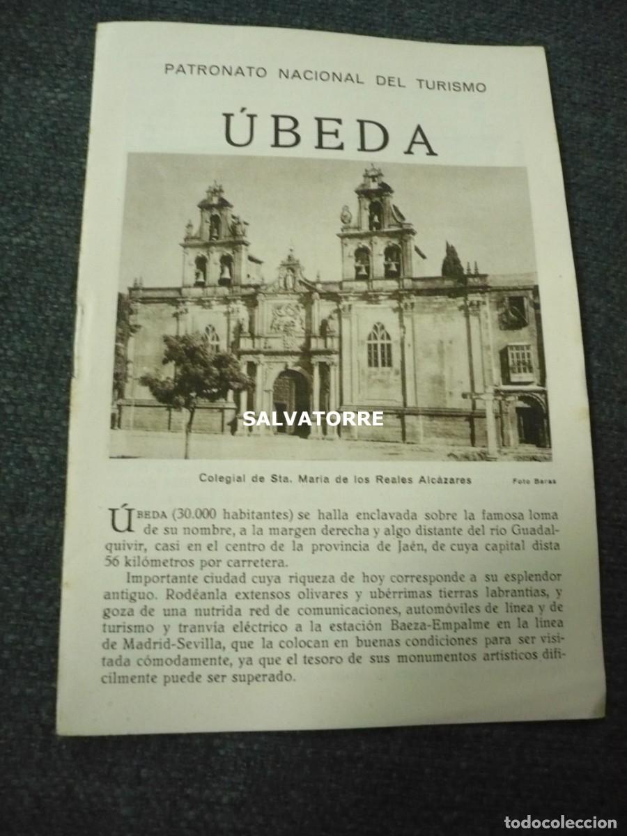 Brochures de tourisme: PATRONATO NACIONAL DE TURISMO REPUBLICA ESP&Agrave;&Ntilde;&Oacute;LA &Uacute;BEDA