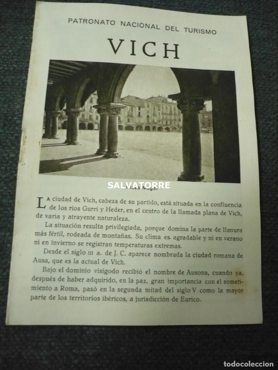 Folhetos de turismo: PATRONATO NACIONAL DE TURISMO REPUBLICA ESP&Agrave;&Ntilde;&Oacute;LA VICH