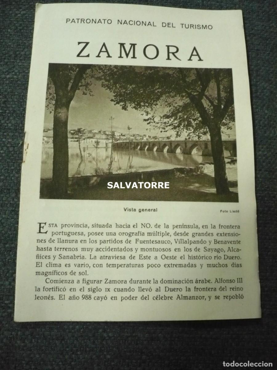 Folhetos de turismo: PATRONATO NACIONAL DE TURISMO REPUBLICA ESP&Agrave;&Ntilde;&Oacute;LA ZAMORA