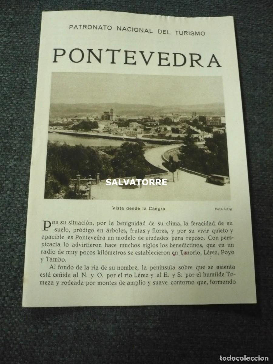 Folhetos de turismo: PATRONATO NACIONAL DE TURISMO REPUBLICA ESP&Agrave;&Ntilde;&Oacute;LA PONTEVEDRA