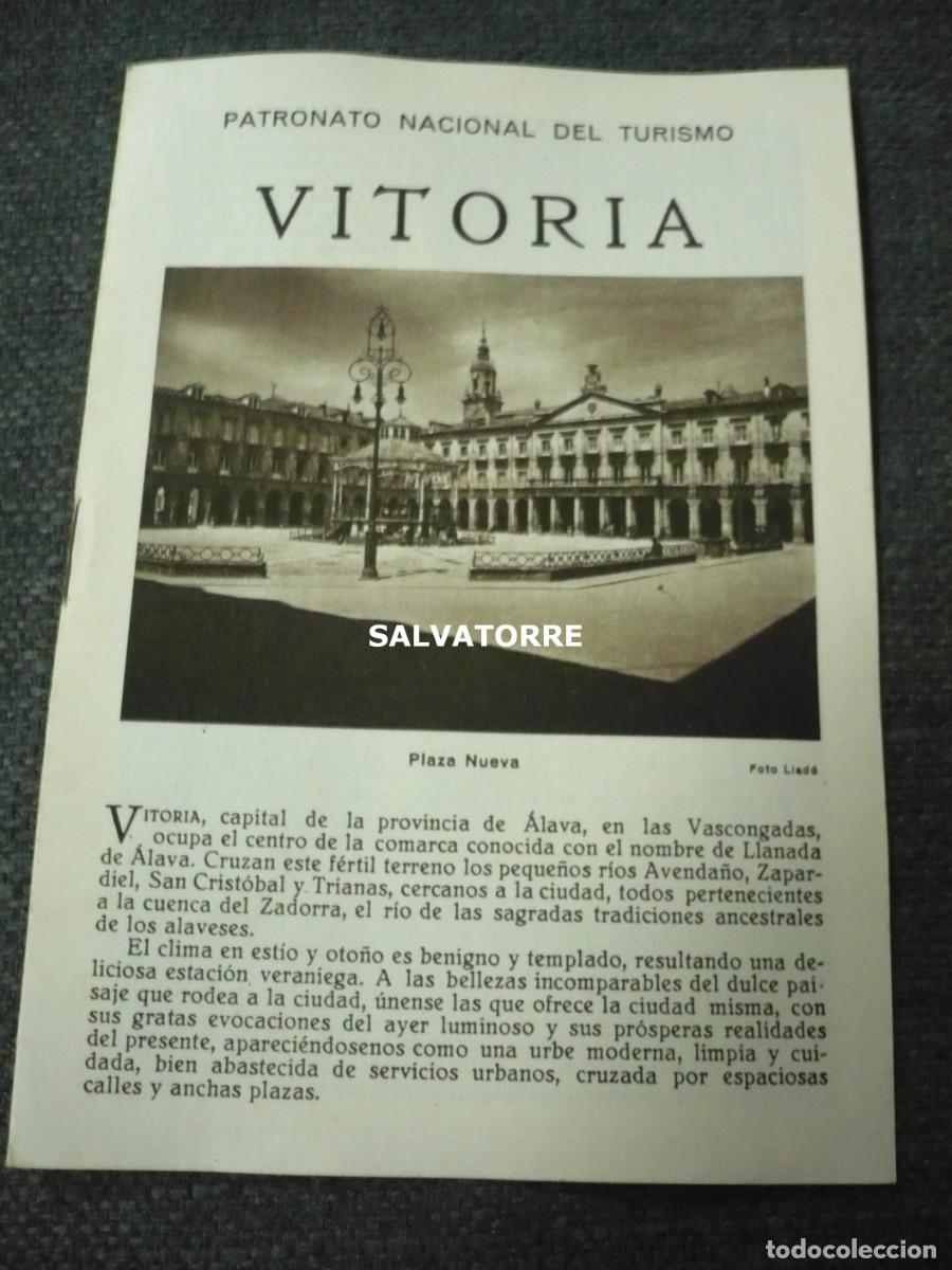 Folhetos de turismo: PATRONATO NACIONAL DE TURISMO REPUBLICA ESP&Agrave;&Ntilde;&Oacute;LA VITORIA