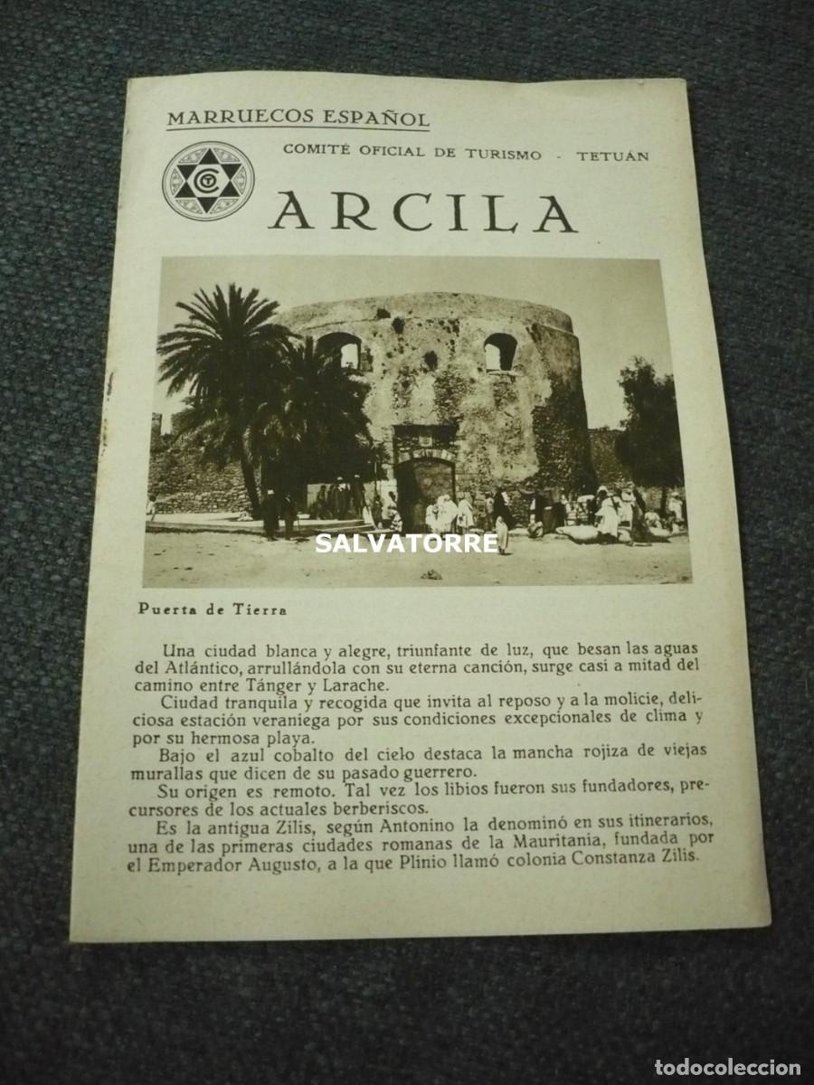 Folhetos de turismo: PATRONATO NACIONAL DE TURISMO REPUBLICA ESP&Agrave;&Ntilde;&Oacute;LA ARCILLA TETUAN