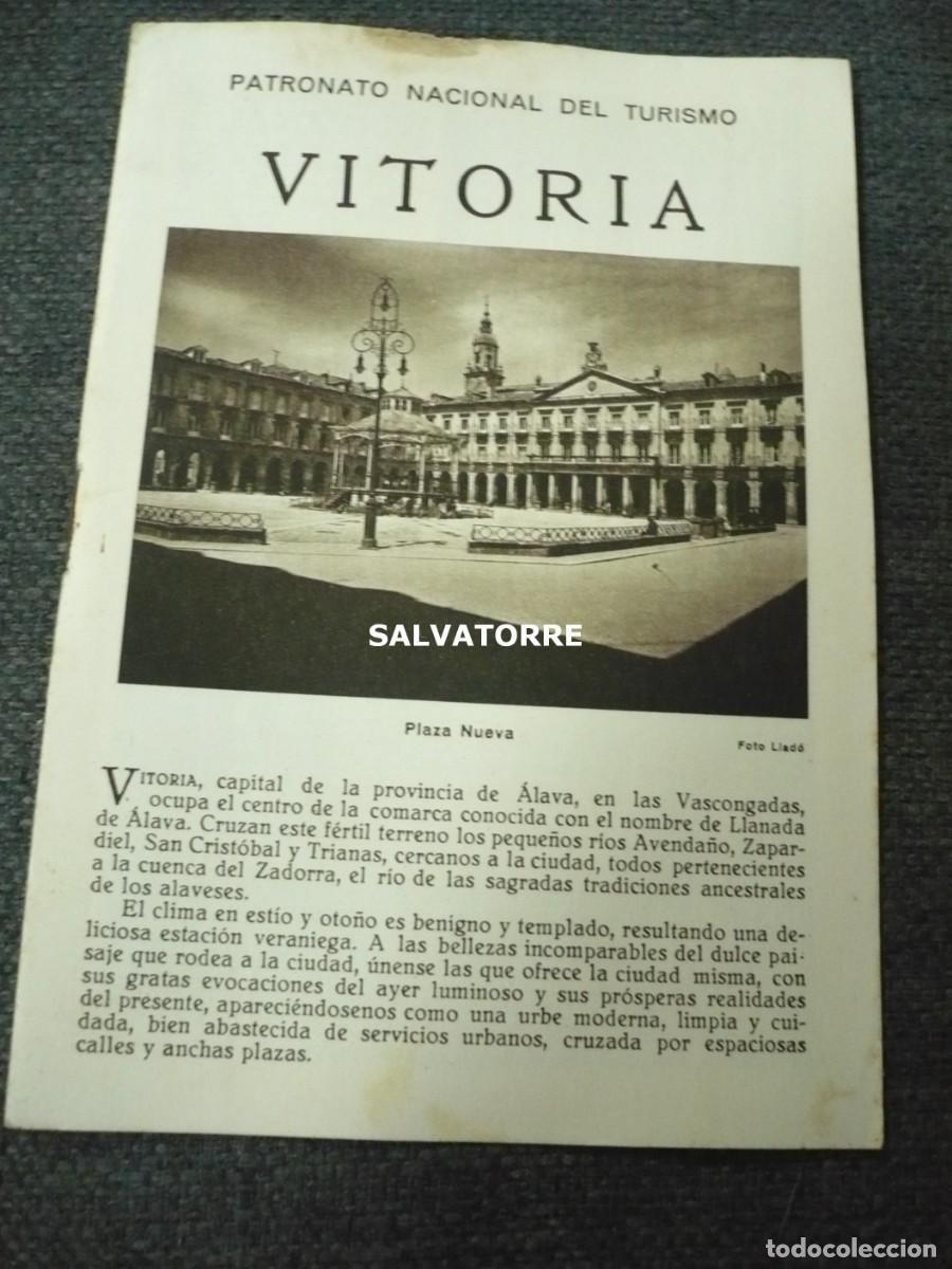 Folhetos de turismo: PATRONATO NACIONAL DE TURISMO REPUBLICA ESP&Agrave;&Ntilde;&Oacute;LA VITORIA