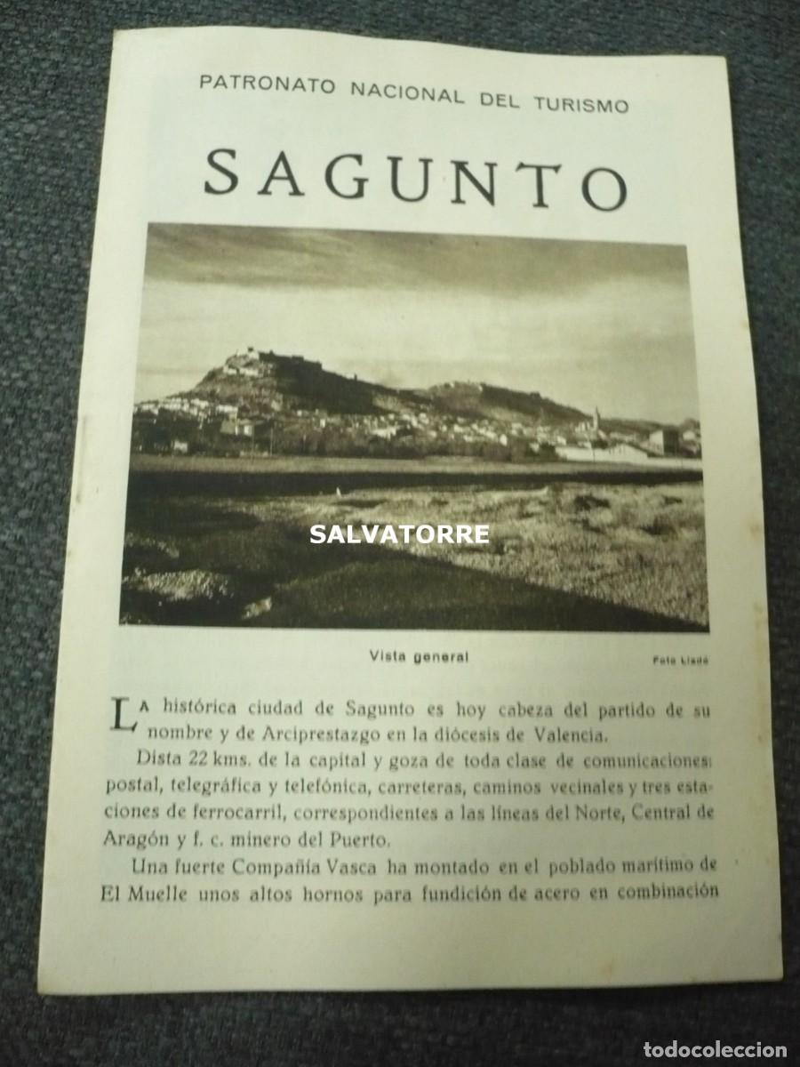 Folhetos de turismo: PATRONATO NACIONAL DE TURISMO REPUBLICA ESP&Agrave;&Ntilde;&Oacute;LA SAGUNTO