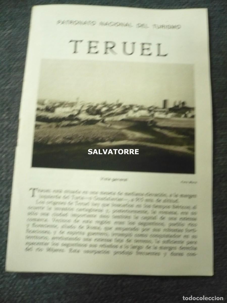 Folhetos de turismo: PATRONATO NACIONAL DE TURISMO REPUBLICA ESP&Agrave;&Ntilde;&Oacute;LA TERUEL