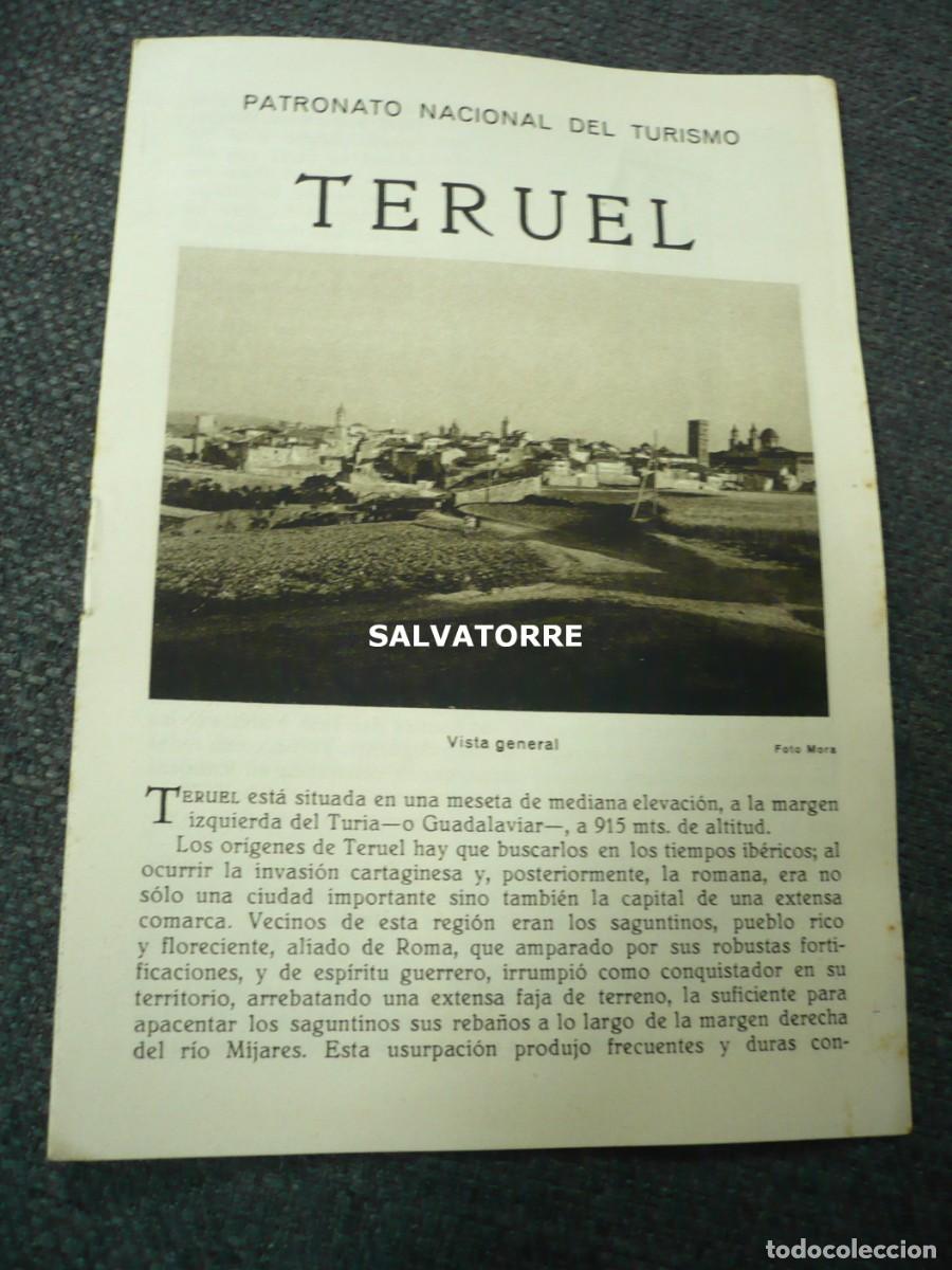 Folhetos de turismo: PATRONATO NACIONAL DE TURISMO REPUBLICA ESP&Agrave;&Ntilde;&Oacute;LA TERUEL
