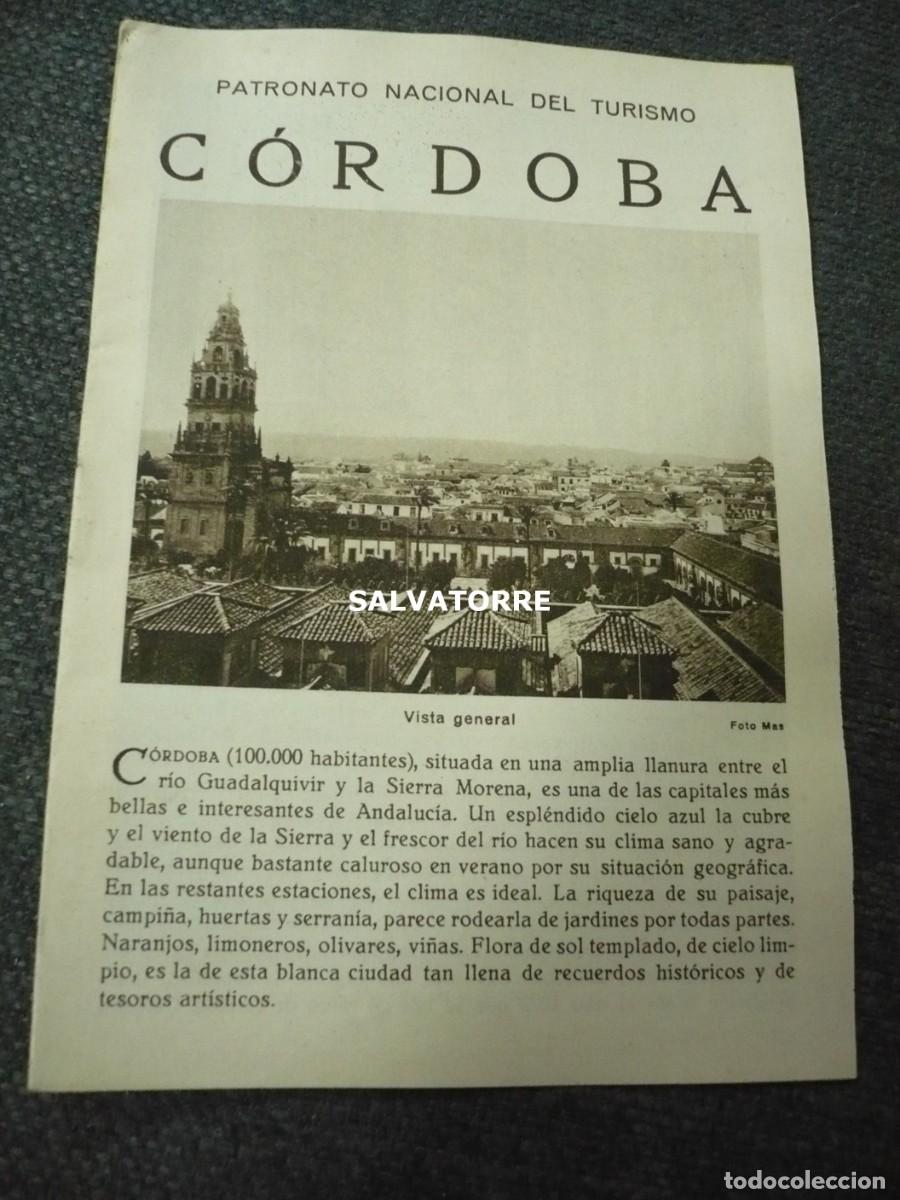 Folhetos de turismo: PATRONATO NACIONAL DE TURISMO REPUBLICA ESP&Agrave;&Ntilde;&Oacute;LA C&Oacute;RDOBA