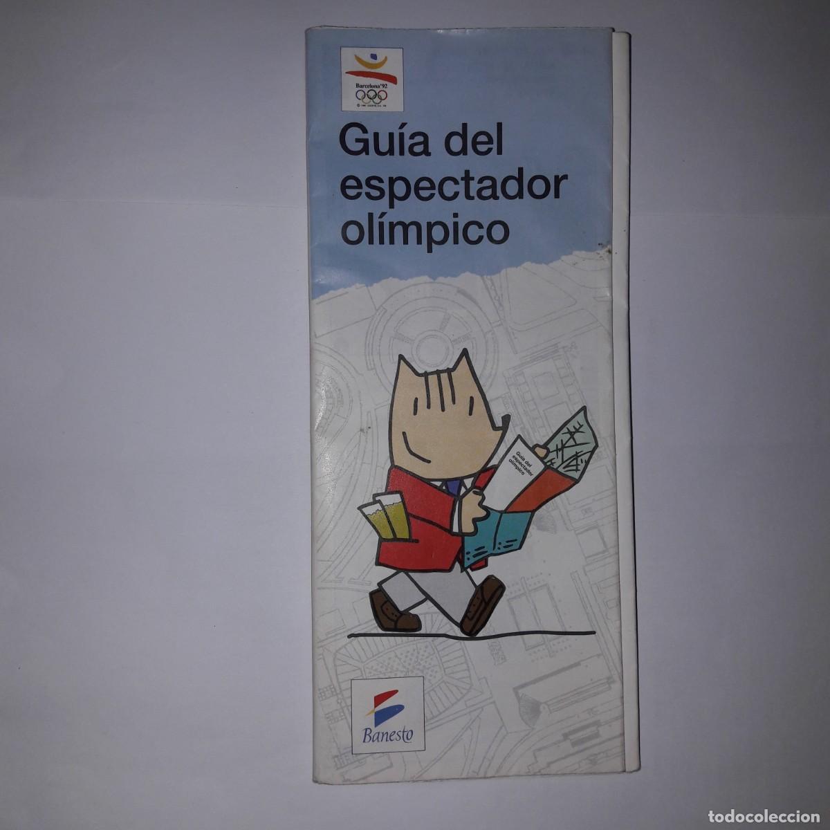 Folhetos de turismo: Guia espectador olimpico Barcelina 92 Banesto