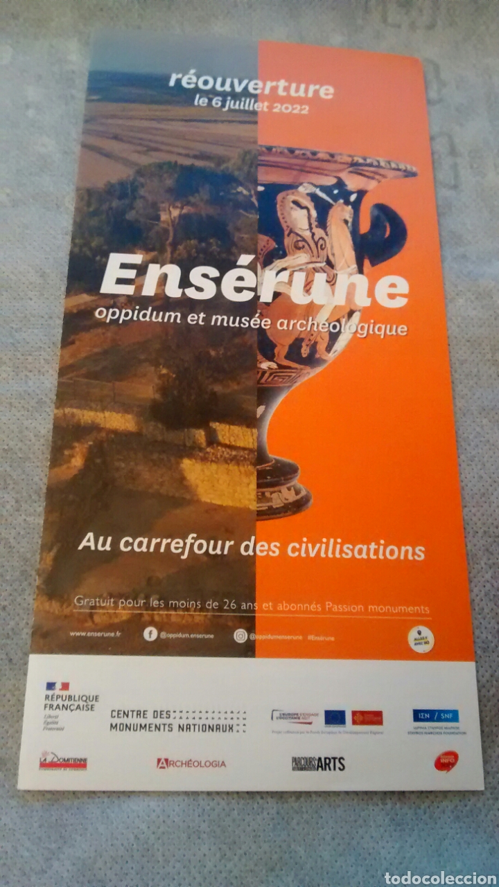 Folhetos de turismo: ENSERUNE (OPPIDUM ET MUSEE ARCHEOLOGIQUE) (A4)