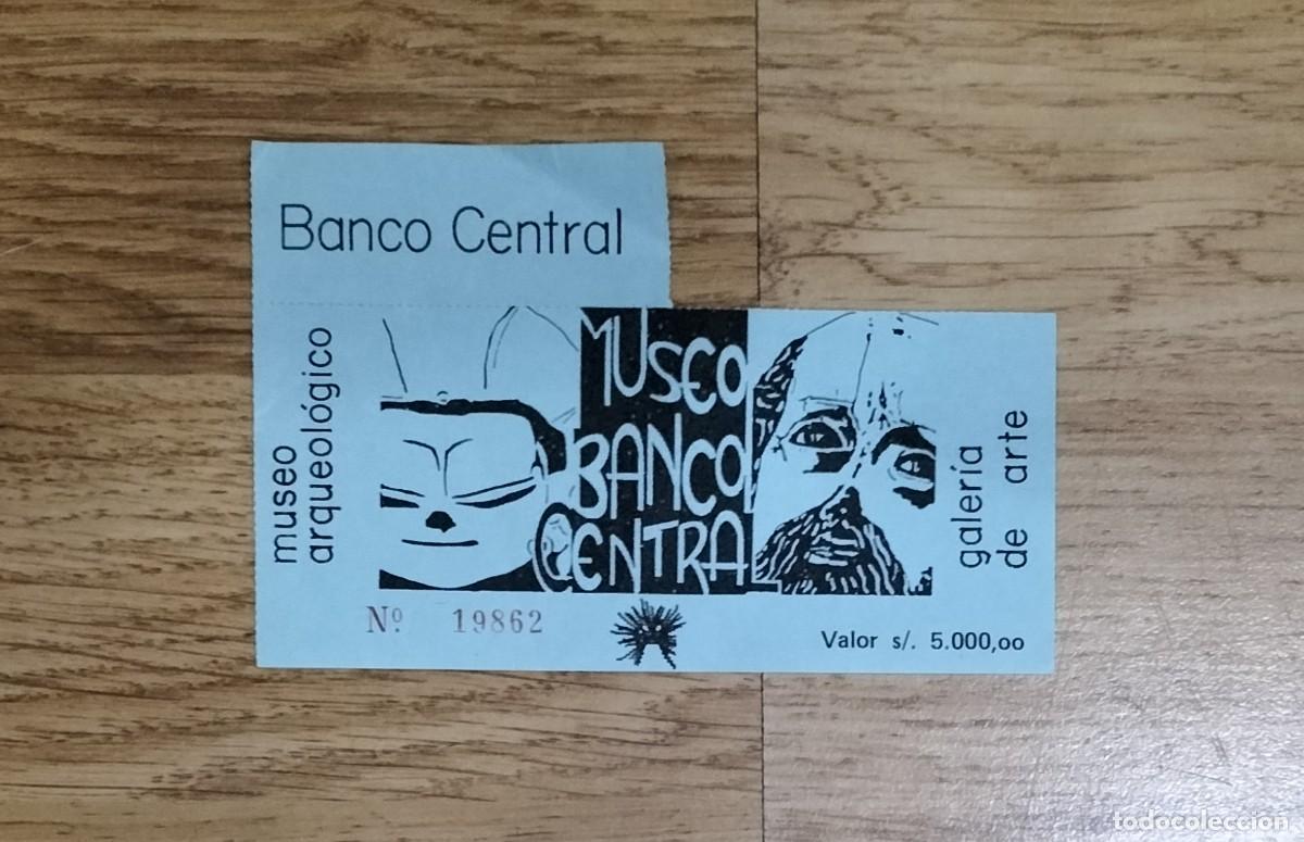 Tourismusbrosch&uuml;ren: ENTRADA AL MUSEO BANCO CENTRAL: MUSEO ARQUEOL&Oacute;GICO / GALER&Iacute;A DE ARTE