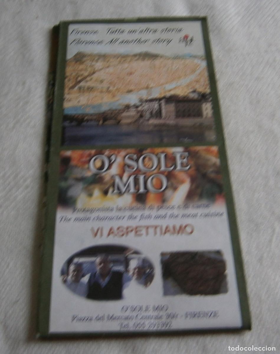 Travel Brochures: folleto y plano desplegable de Firenze