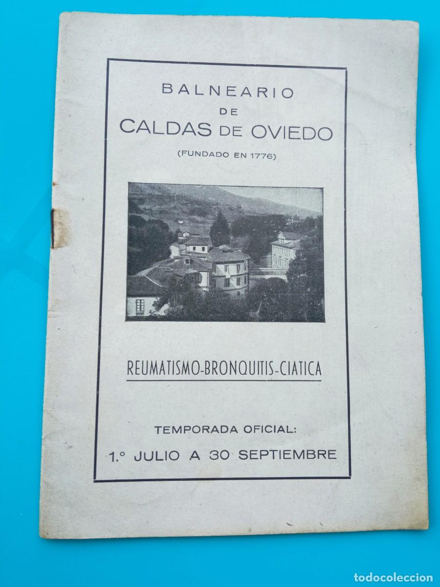 Travel Brochures: Balneario de Caldas de Oviedo. Gu&iacute;a del ba&ntilde;ista. 1956.