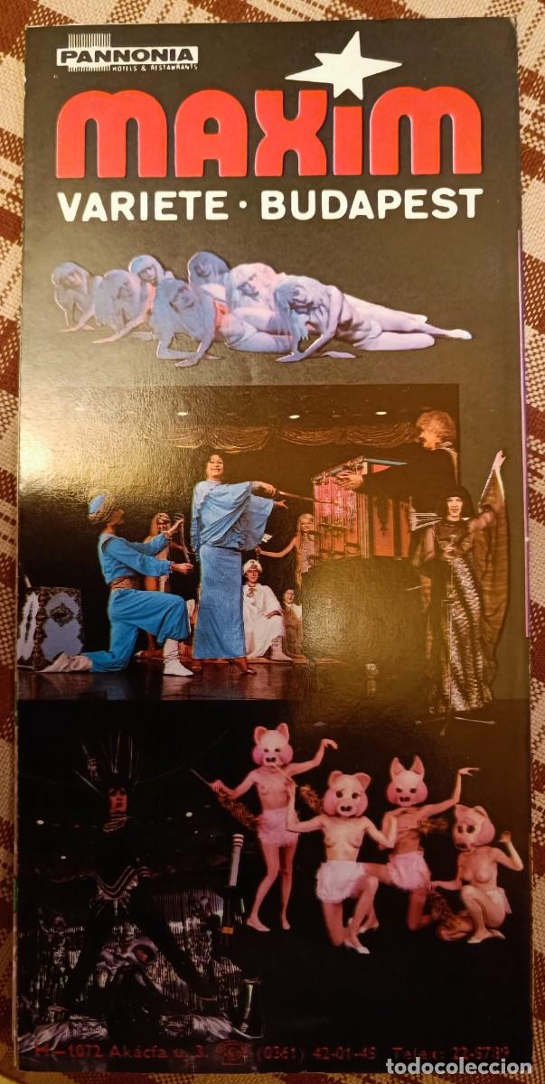 Folletos de turismo: Programa Maxim Budapest 1988 - Foto 1