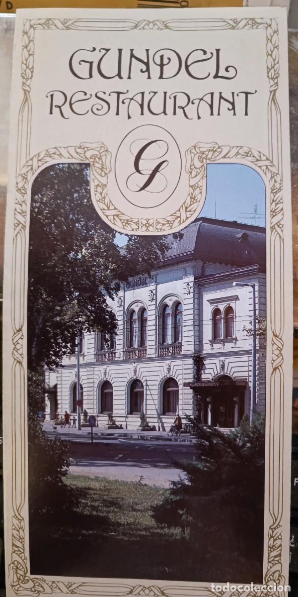 Tourismusbrosch&uuml;ren: Gundel Restaurant - Budapest 1988