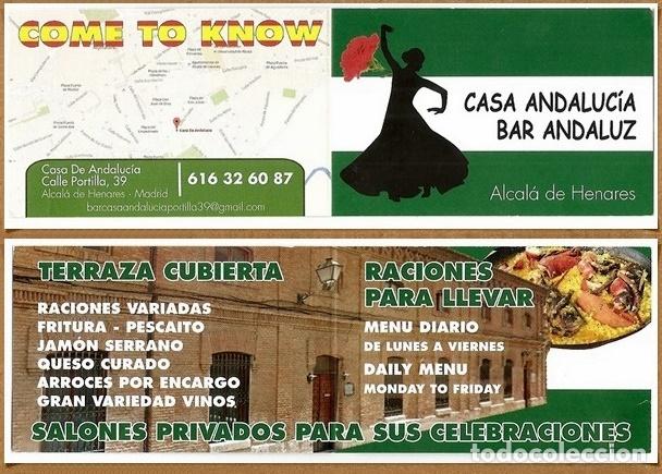 Travel Brochures: Casa Andaluc&iacute;a - Bar Andaluz, d&iacute;ptico publicitario - Alcal&aacute; de Henares | SIRVE COMO MARCAP&Aacute;GINAS