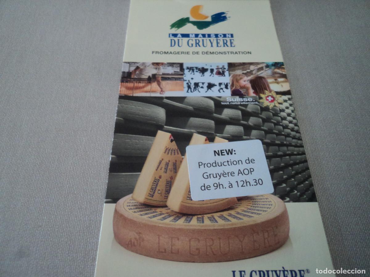 Travel Brochures: triptrico la maison du gruyere, informacion, frances