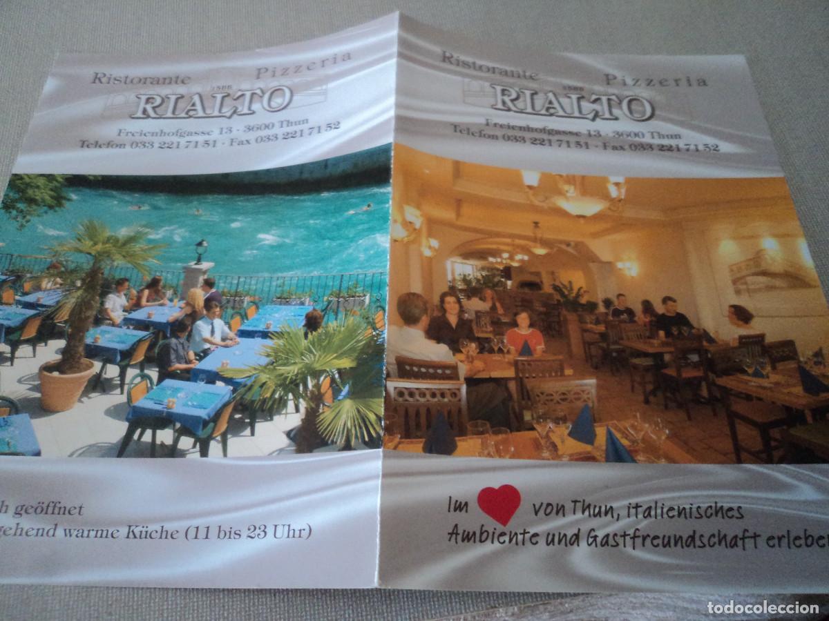 Travel Brochures: diptico,ristorante pizzeria rialto, thun