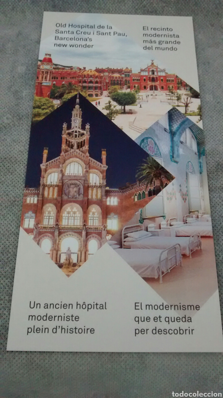 Travel Brochures: EL RECINTO MODERNISTA MAS GRANDE DEL MUNDO. HOSPITAL STA CREU I SANT PAU. FLYER (A26)