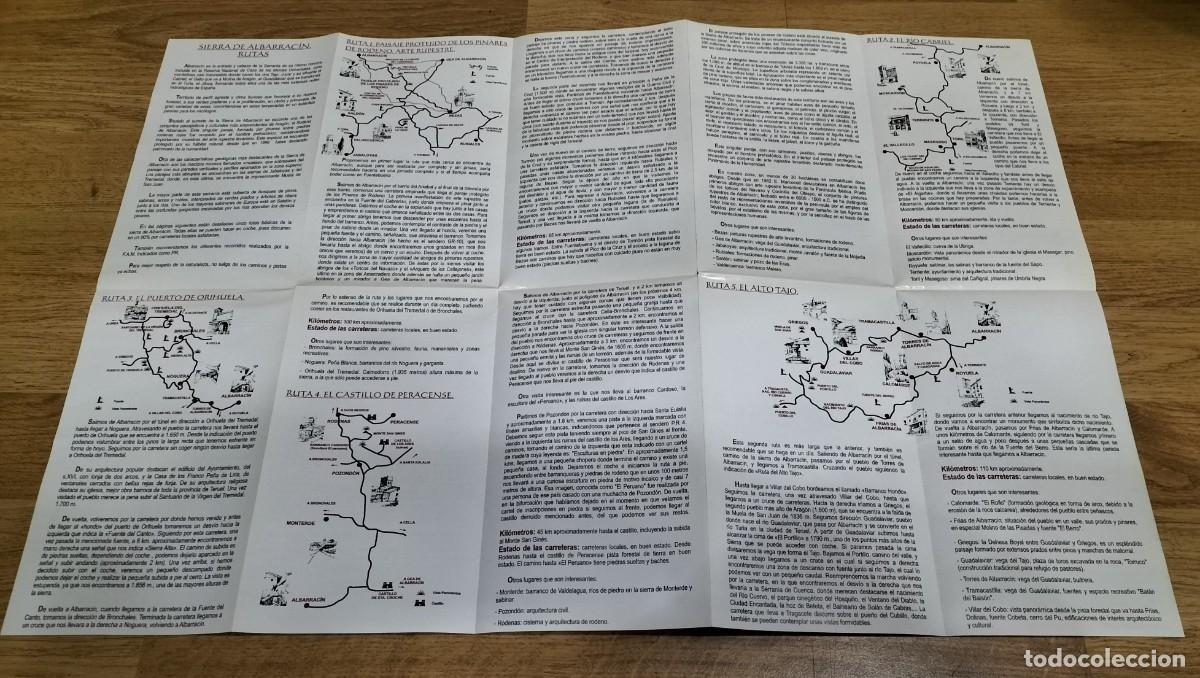 Tourismusbrosch&uuml;ren: FOLLETO DE ALBARRAC&Iacute;N (TERUEL): MAPAS, PLANOS Y RUTAS POR LA SIERRA DE ALBARRAC&Iacute;N