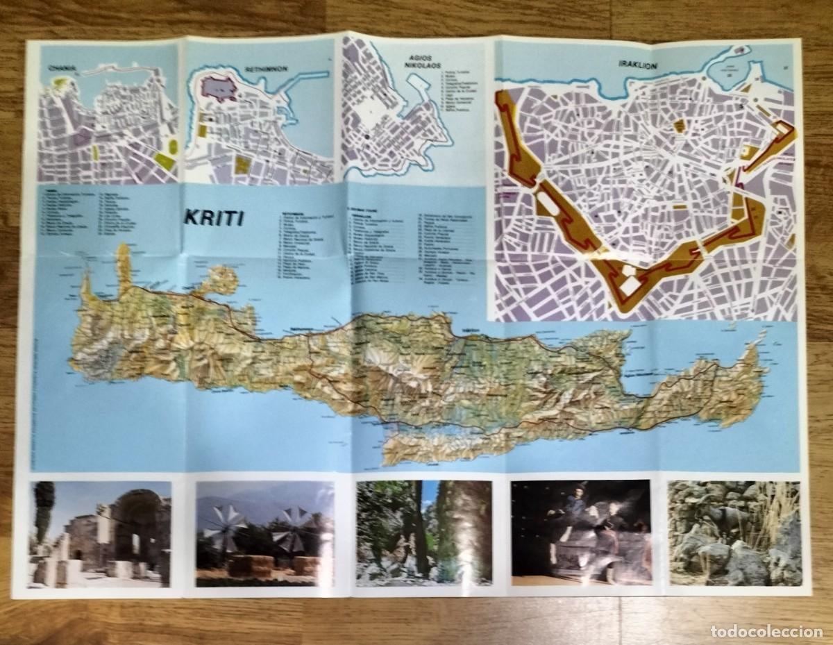 Tourismusbrosch&uuml;ren: FOLLETO DE CRETA (KRITI), AGENCIA SOLMAR, A&Ntilde;OS 70