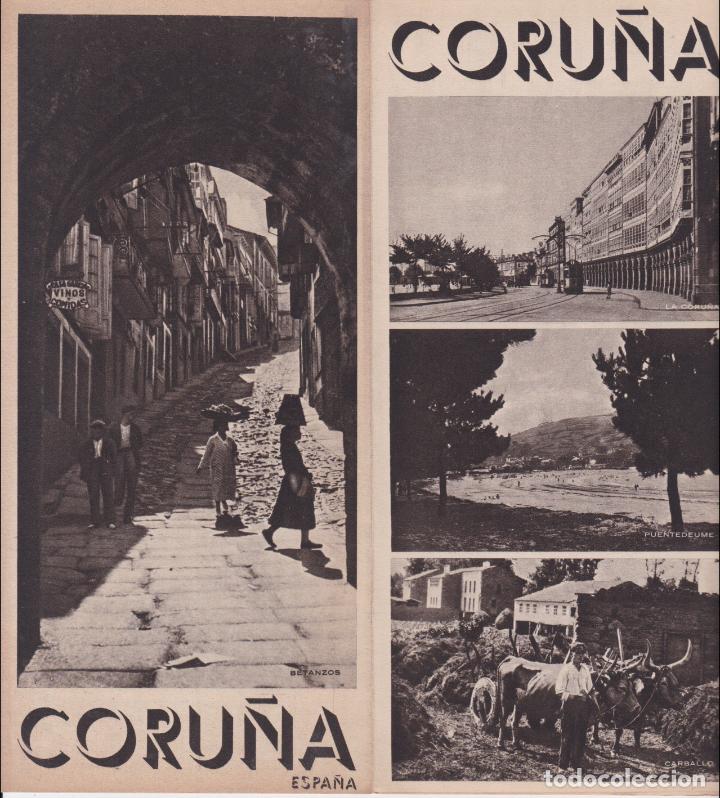 Tourismusbrosch&uuml;ren: TR&Iacute;PTICO SOBRE LA CORU&Ntilde;A ELABORADO POR LA OFICINA DE INFORMACI&Oacute;N