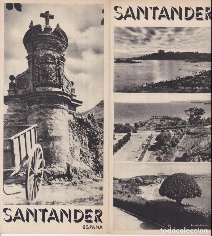 Travel Brochures: TR&Iacute;PTICO SOBRE SANTANDER ELABORADO POR LA OFICINA DE INFORMACI&Oacute;N