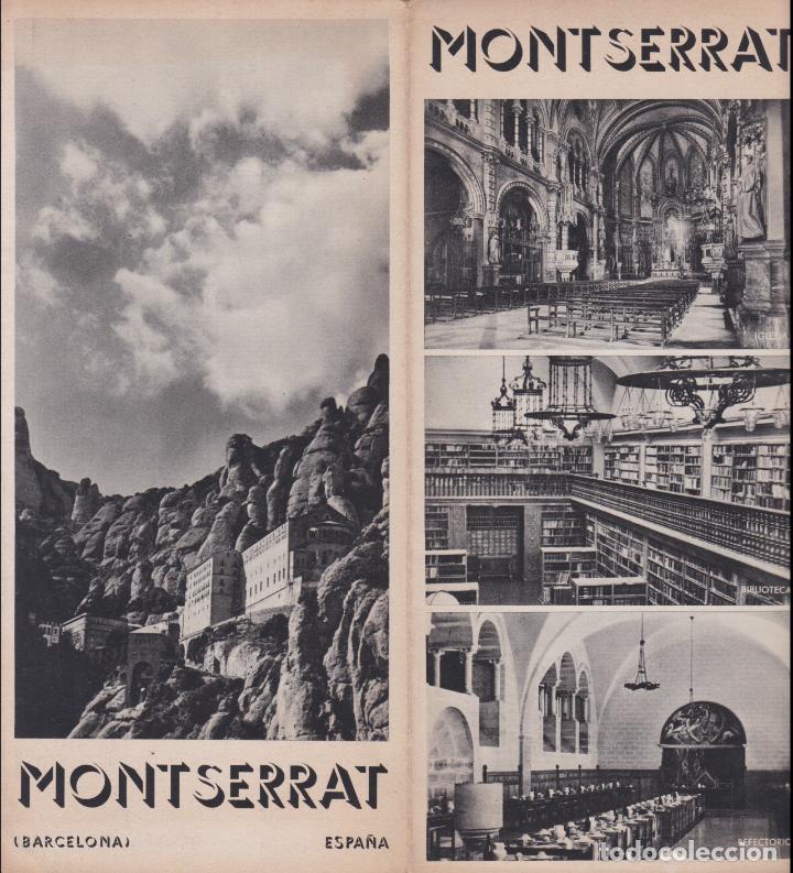 Tourismusbrosch&uuml;ren: TR&Iacute;PTICO SOBRE MONTSERRAT (BARCELONA) - PUBLICACIONES DIRECCION GENERAL DEL TURISMO
