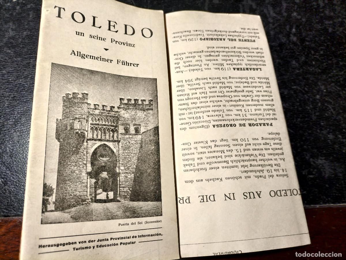 Travel Brochures: TOLEDO UND SEINE PROVINZ. ALLGEMEINER FUHRER. VON DER JUNTA PROVINCIAL DE INFORMACI&Oacute;N. 1950.