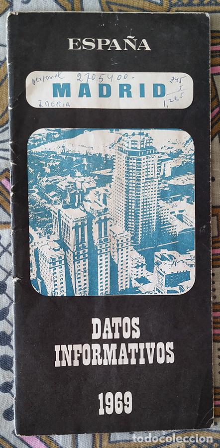 Travel Brochures: MADRID. Datos informativos . 1.969