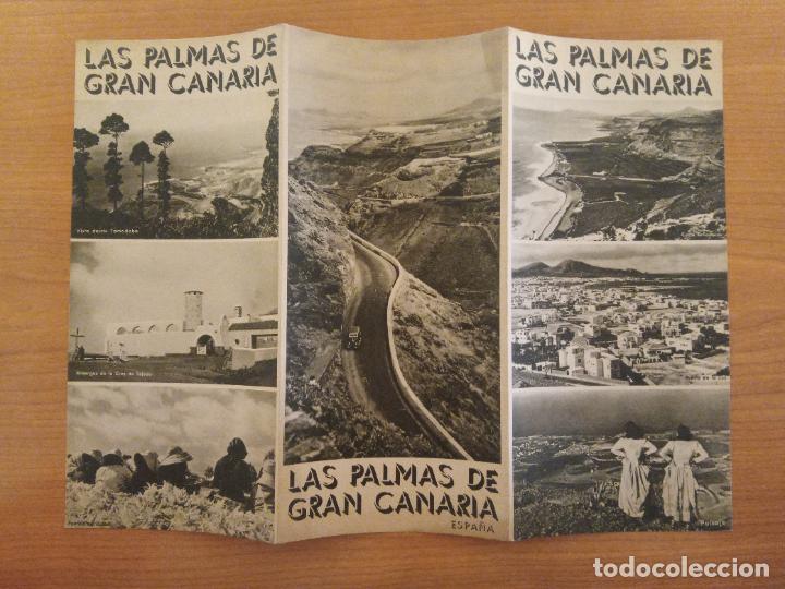 Folhetos de turismo: FOLLETO TURISTICO. LAS PALMAS DE GRAN CANARIA