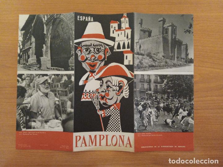 Foglietti di turismo: FOLLETO TURISTICO. PAMPLONA. SUBSECRETAR&Iacute;A DE TURISMO