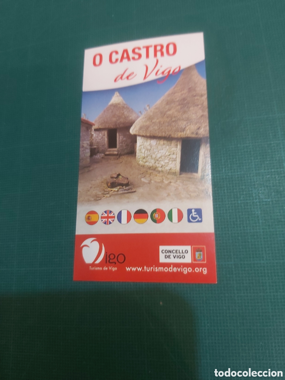 Tourismusbrosch&uuml;ren: O castro enografia gallega Vigo Pontevedra Galicia Espa&ntilde;a